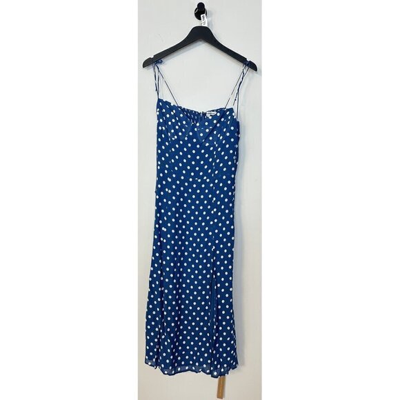 REFORMATION Juliette A-Line Dress in Lazuli Size US 10 - Picture 4 of 11